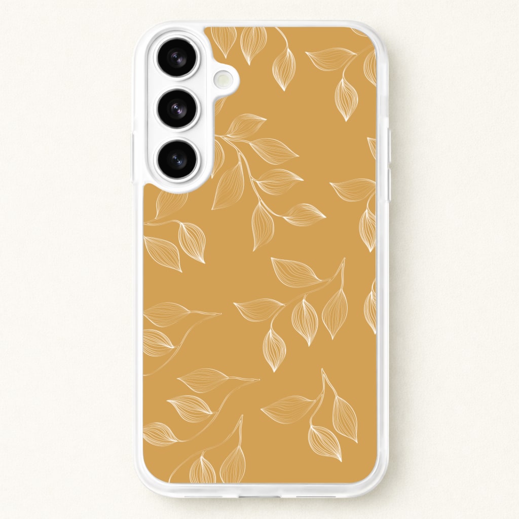 Autumn Leaf Pattern Phone Case for Galaxy S26