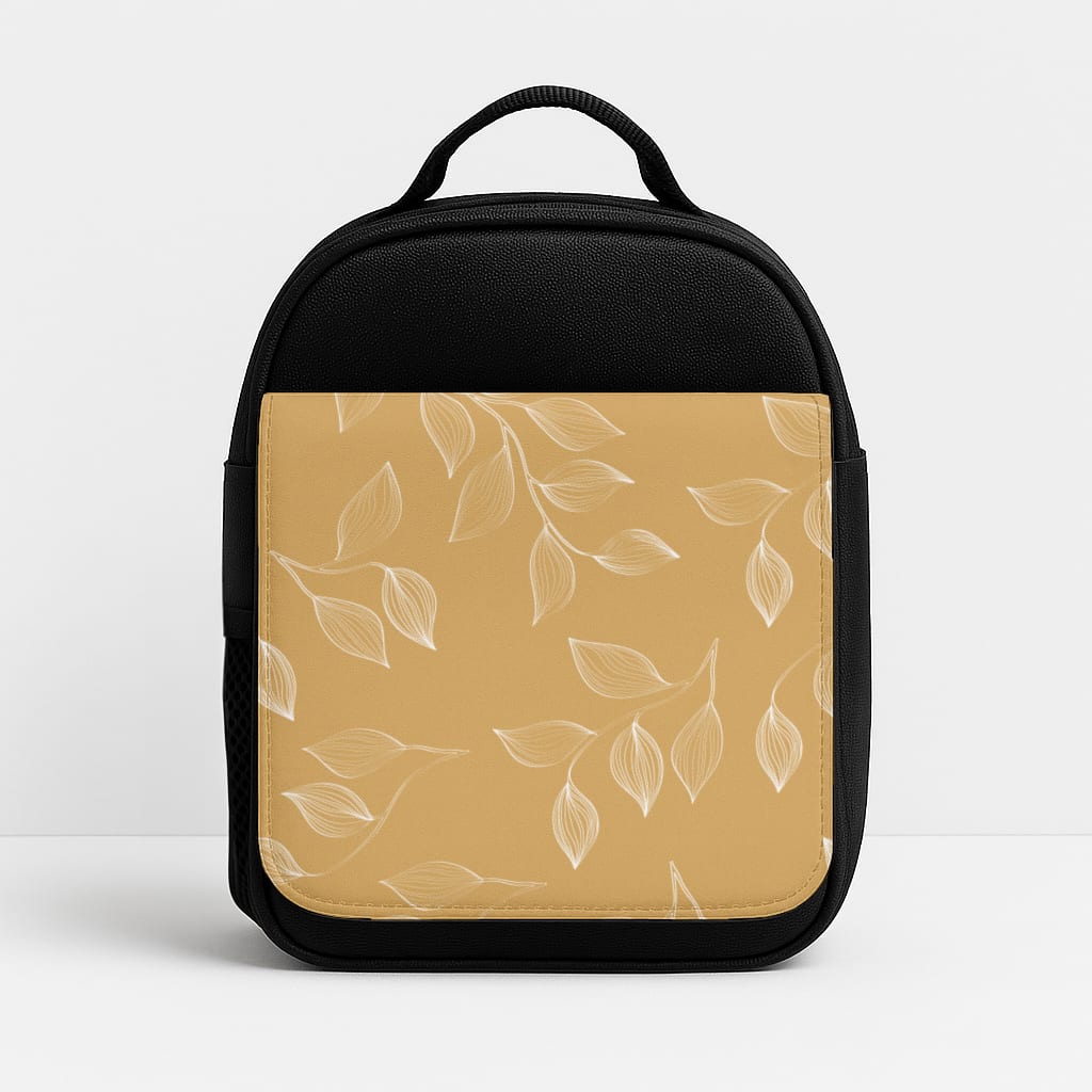 Autumn Leaf Pattern Insulated Lunchbox