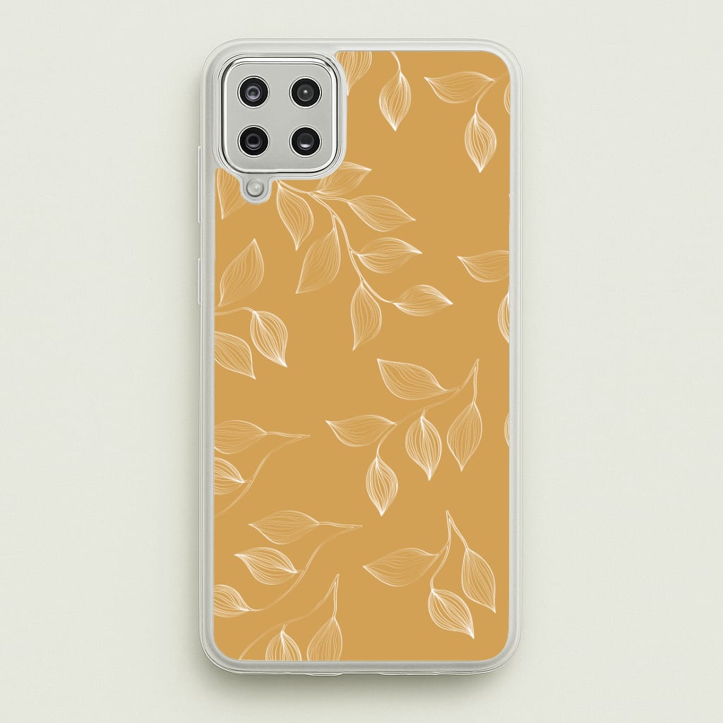 Autumn Leaf Pattern - Patterns Phone Case for Galaxy A12