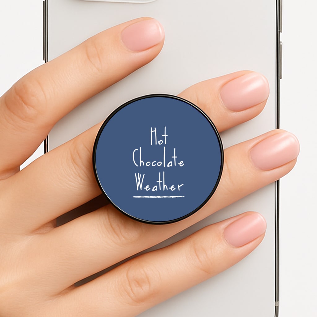 Hot Chocolate Weather Phone Grip