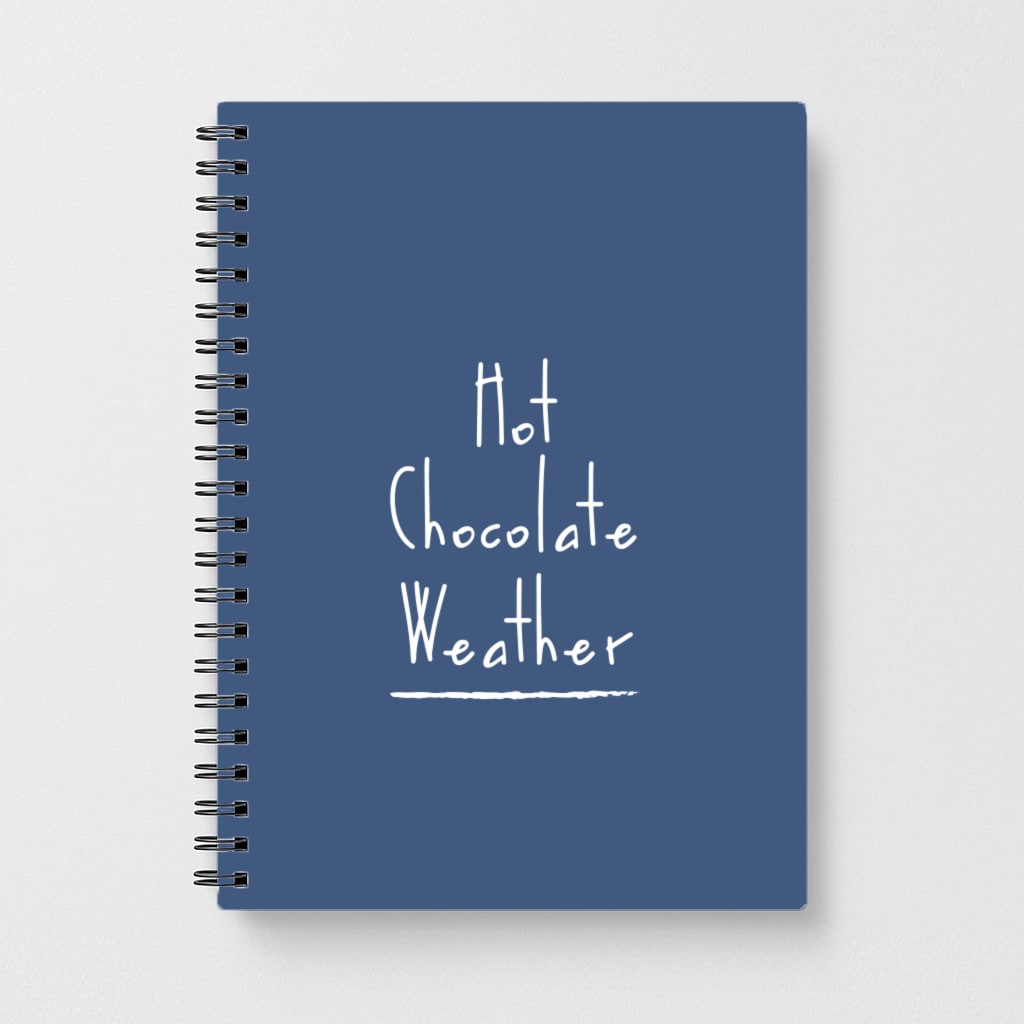 Hot Chocolate Weather Notebook