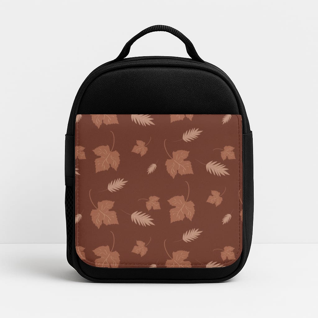 Autumn Leaf Patterns Insulated Lunchbox
