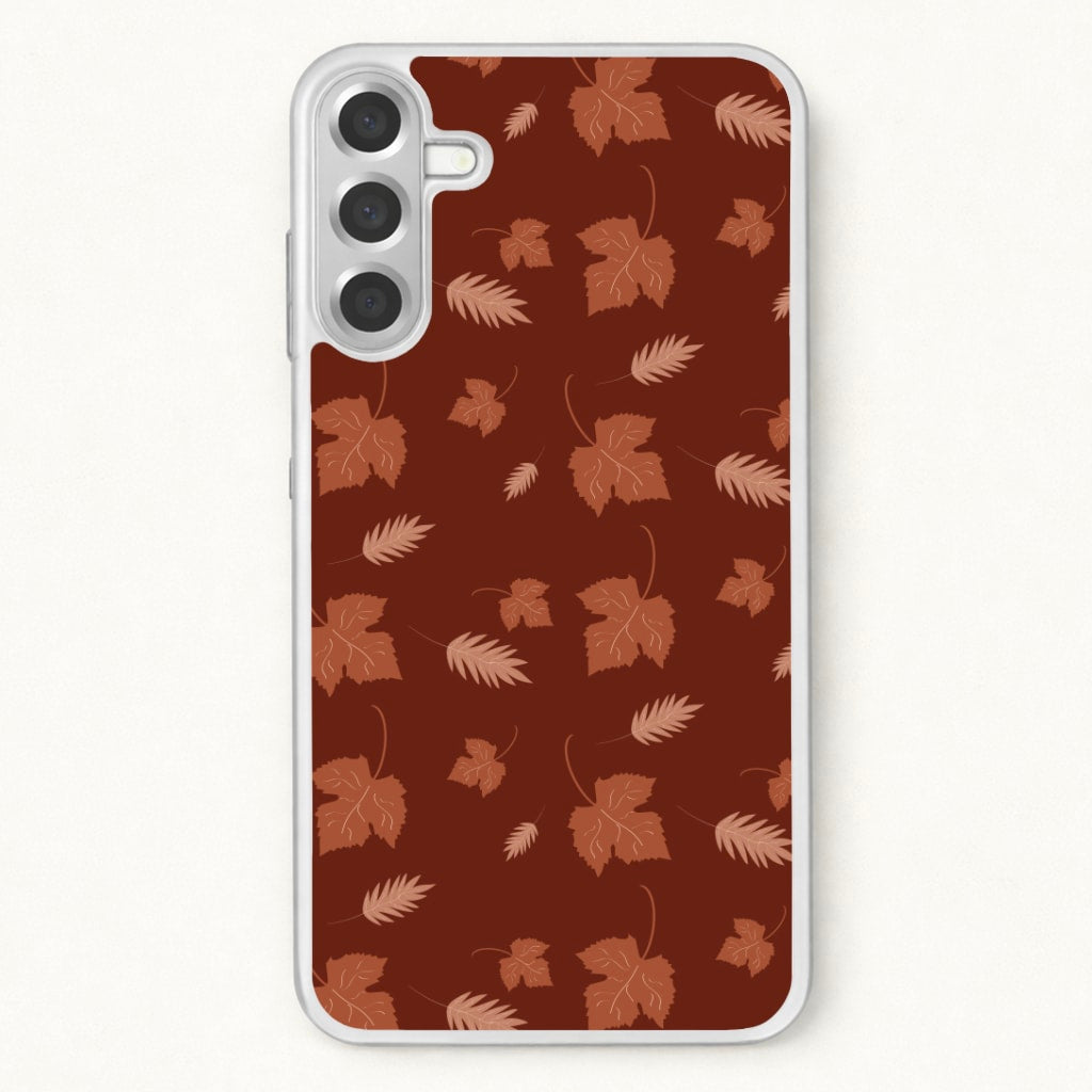 Autumn Leaf Patterns Phone Case for Galaxy A57