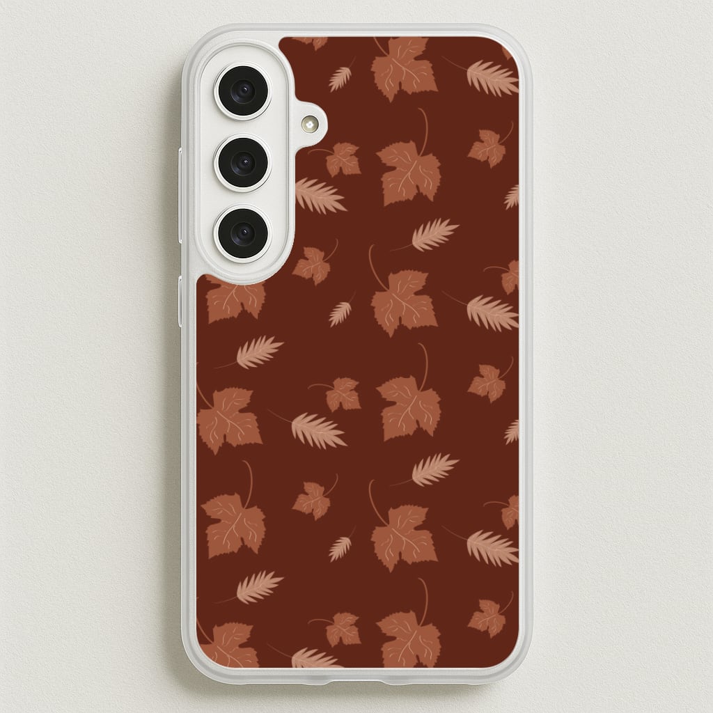 Autumn Leaf Patterns Phone Case for Galaxy S25FE