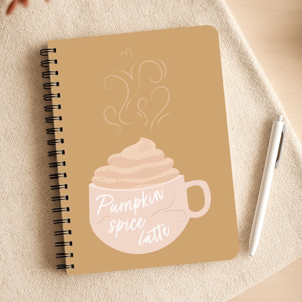 Pumpkin Spice Latte Notepad