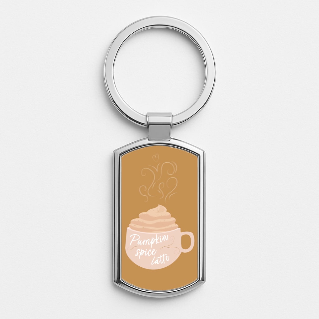 Pumpkin Spice Latte Luxury Keyring