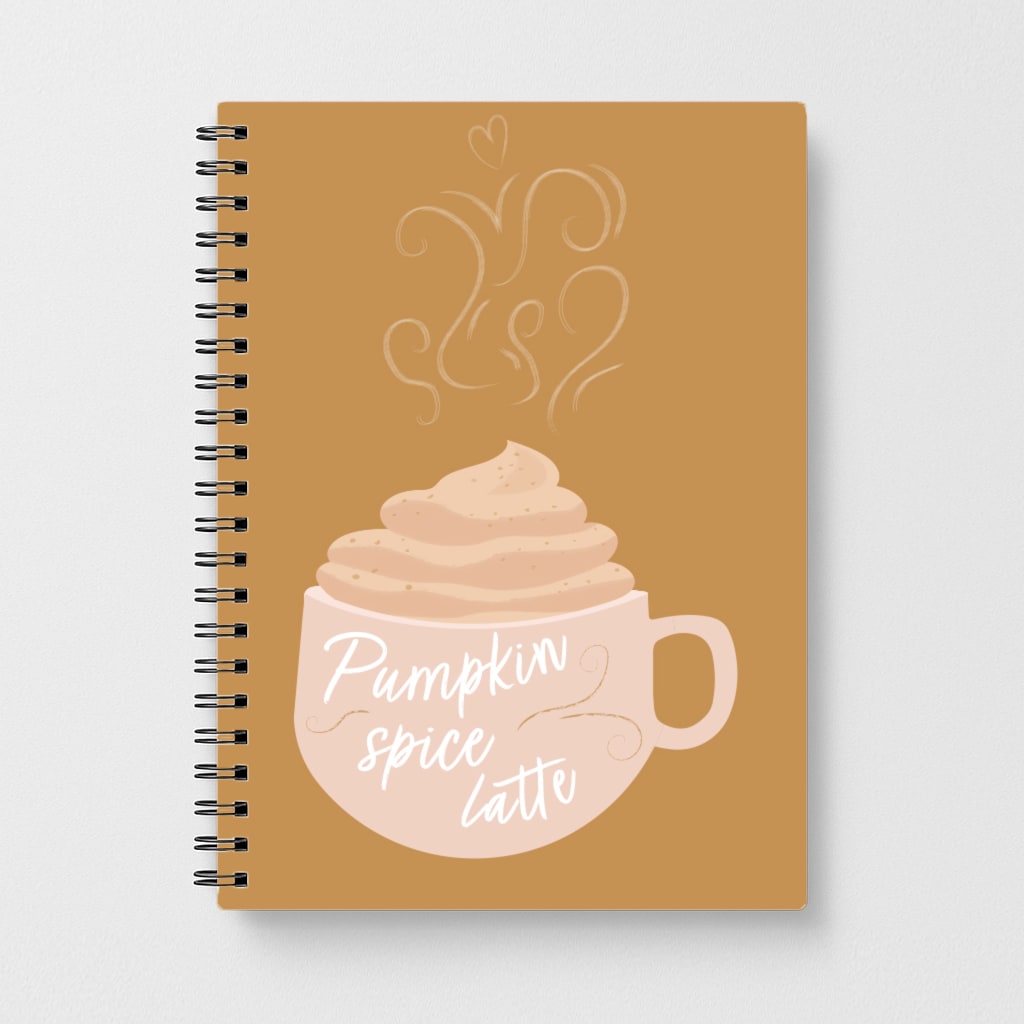 Pumpkin Spice Latte Notebook