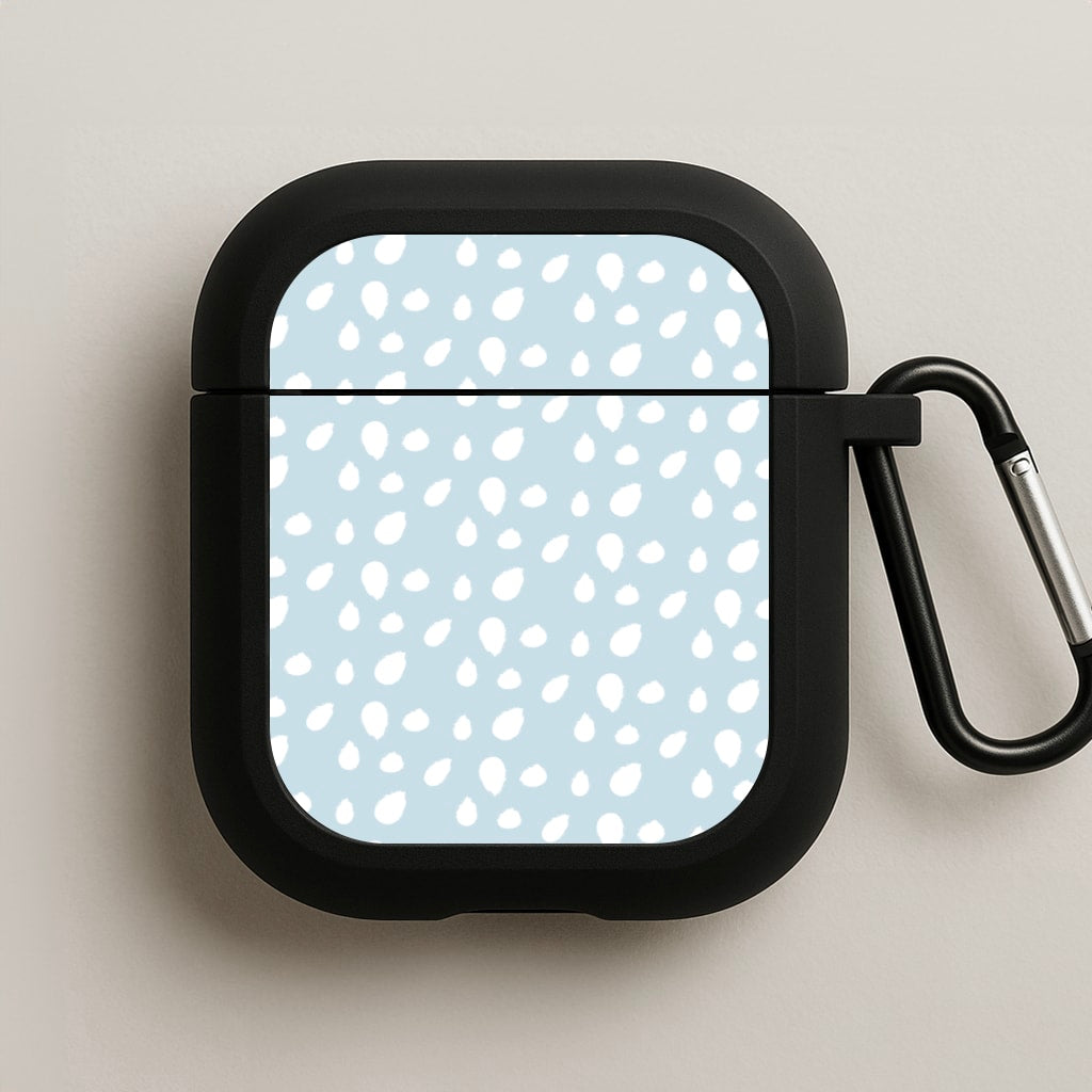 Pastel Blue Dots AirPods Case