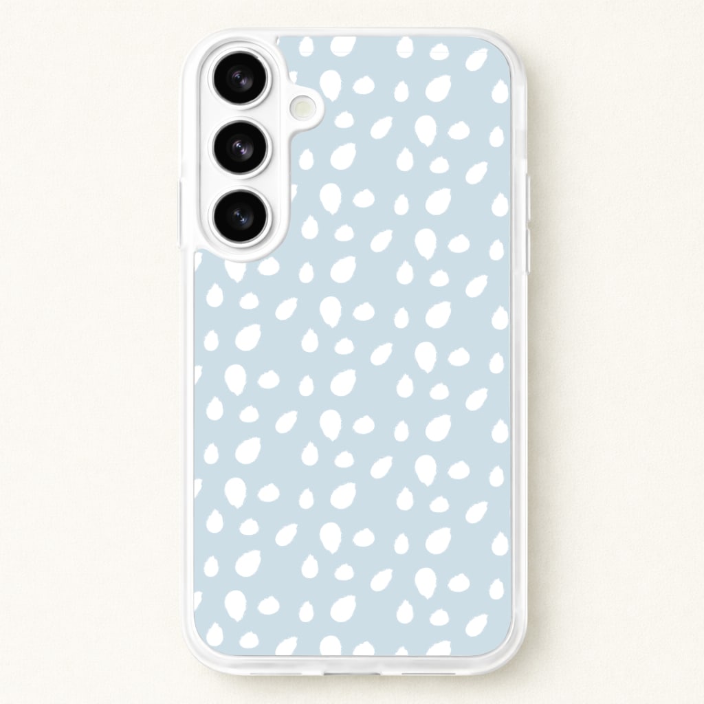 Pastel Blue Dots Phone Case for Galaxy S26