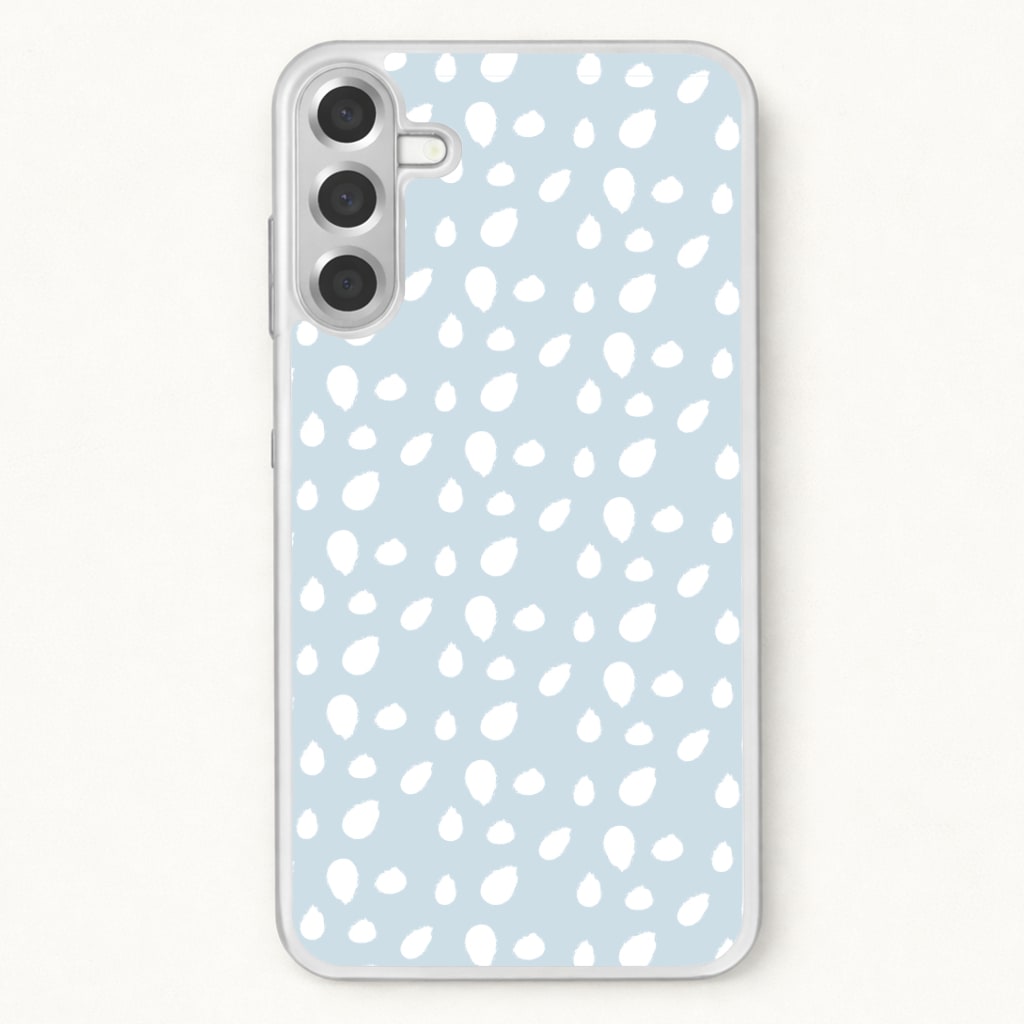 Pastel Blue Dots Phone Case for Galaxy A37