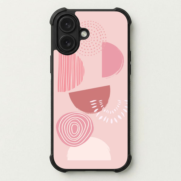 Abstract Geometric I Phone Case — Bumper case