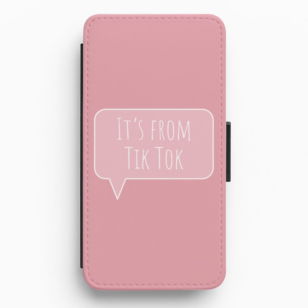 It's From TikTok Flip / Wallet Phone Case
