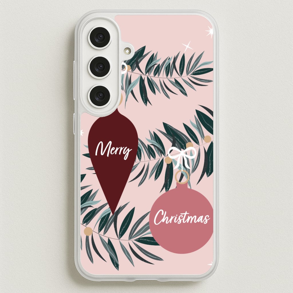 Merry Christmas Phone Case for Galaxy S25FE