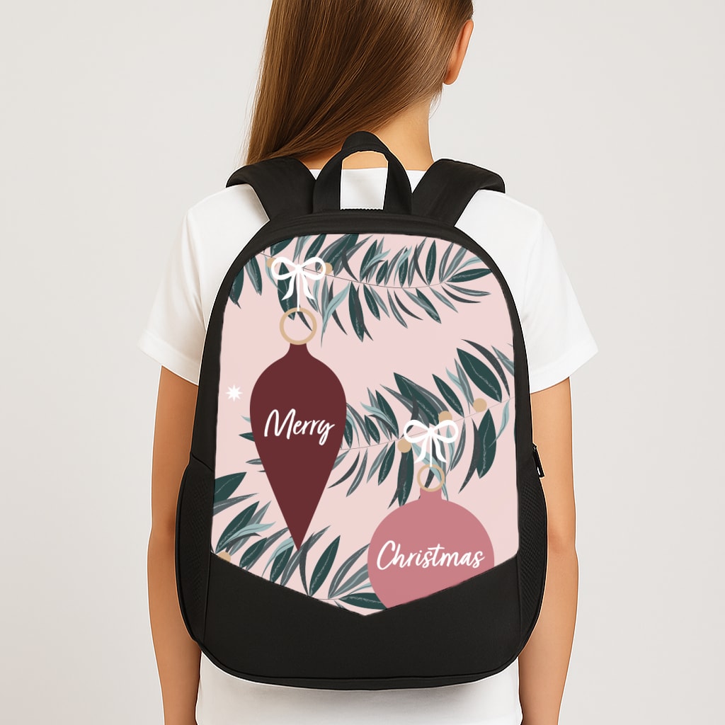 Merry Christmas Large School Bag