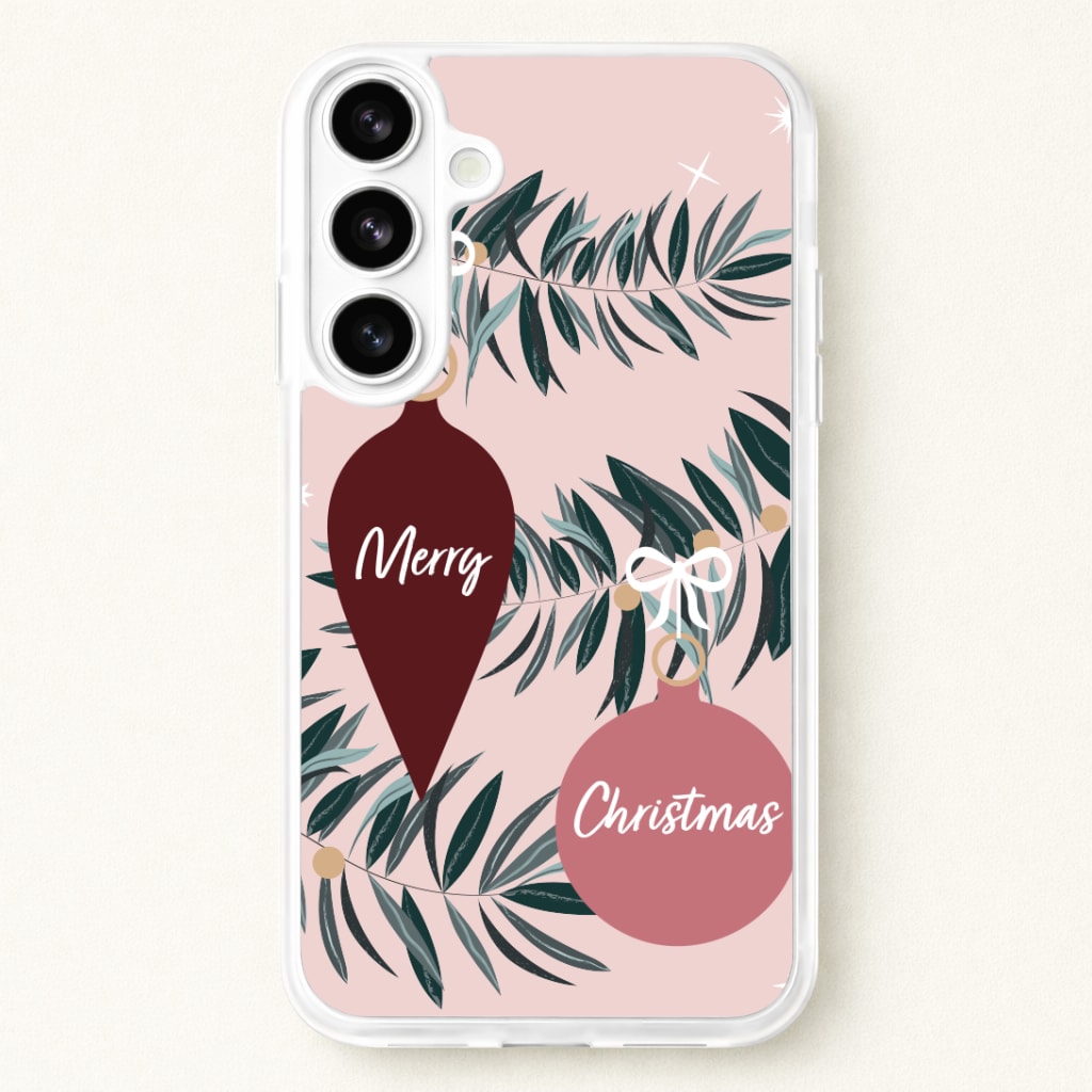 Merry Christmas Phone Case for Galaxy S26