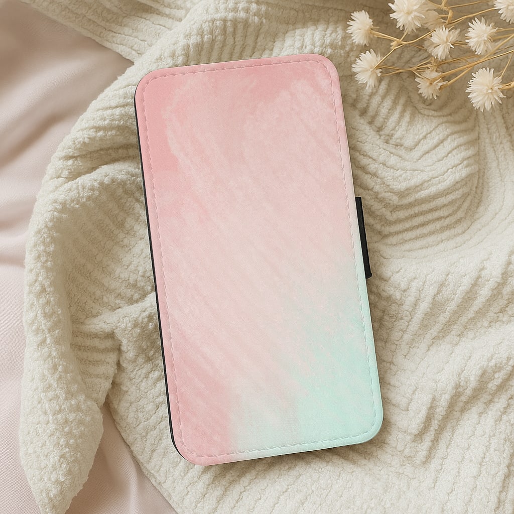 Pink Pastel Vibes Wallet Phone Case