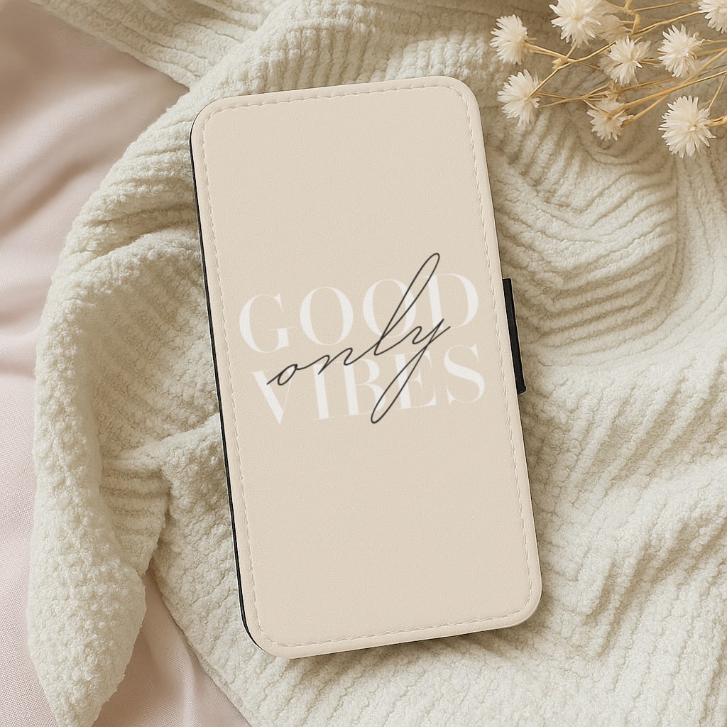 Good Vibes Only Wallet Phone Case