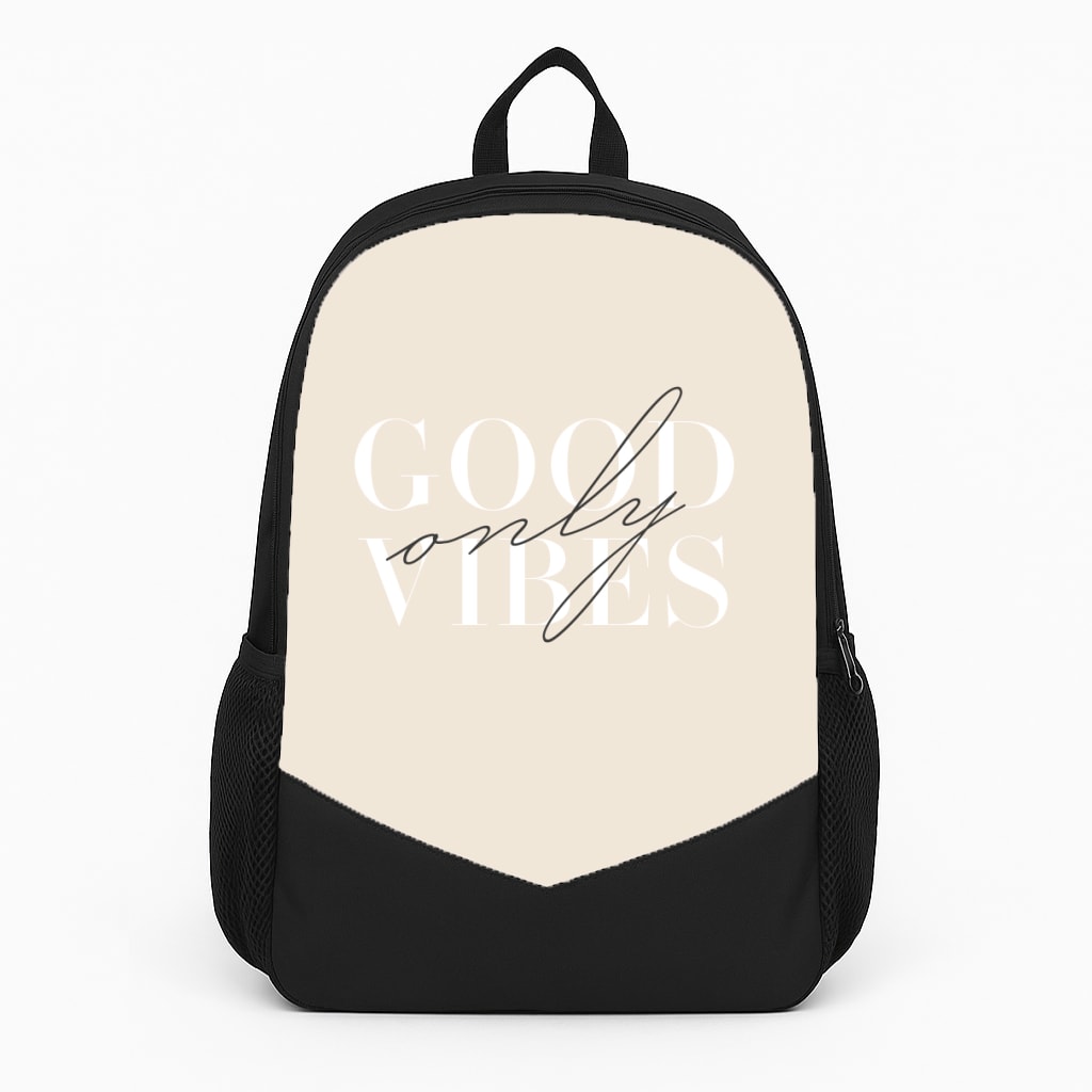 Good Vibes Only Large Backpack