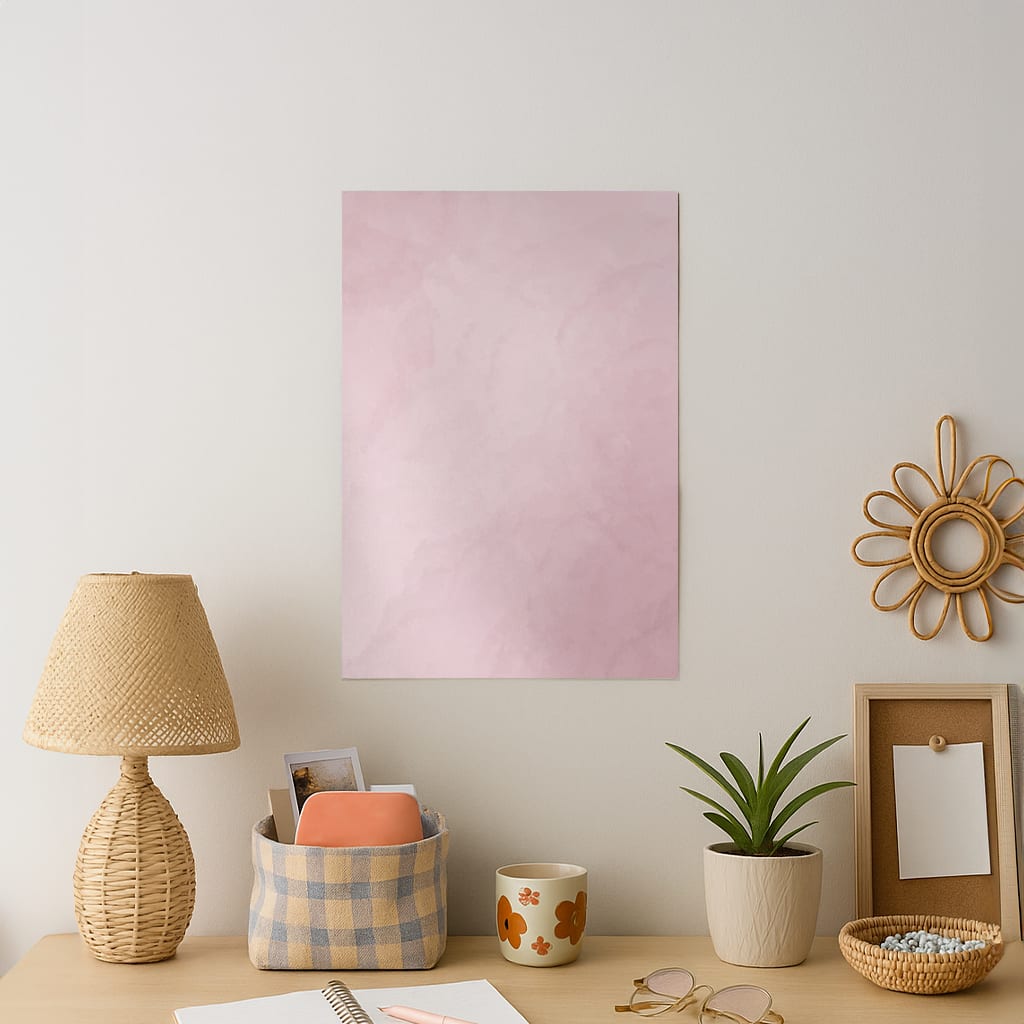 Pink Powder Art Print