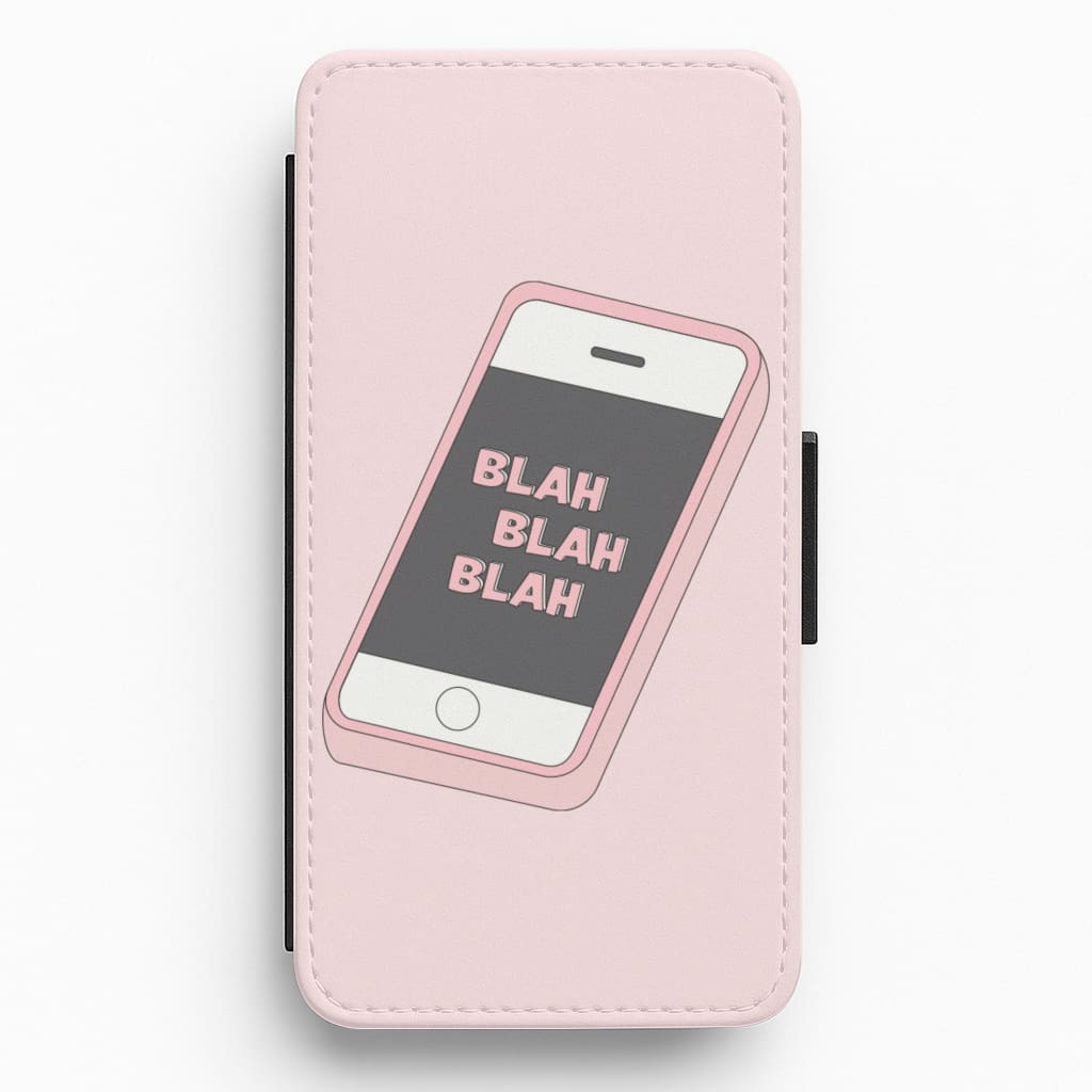 Blah Blah Blah Flip / Wallet Phone Case