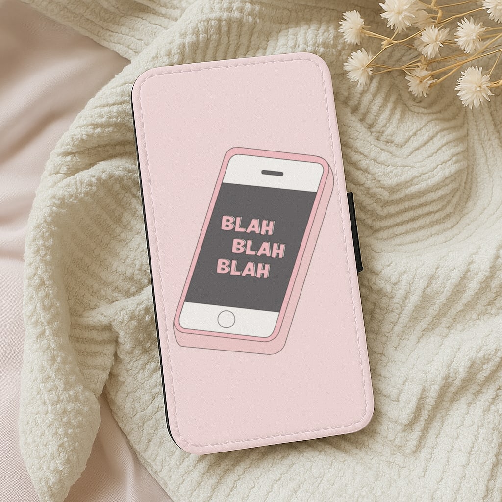 Blah Blah Blah Wallet Phone Case