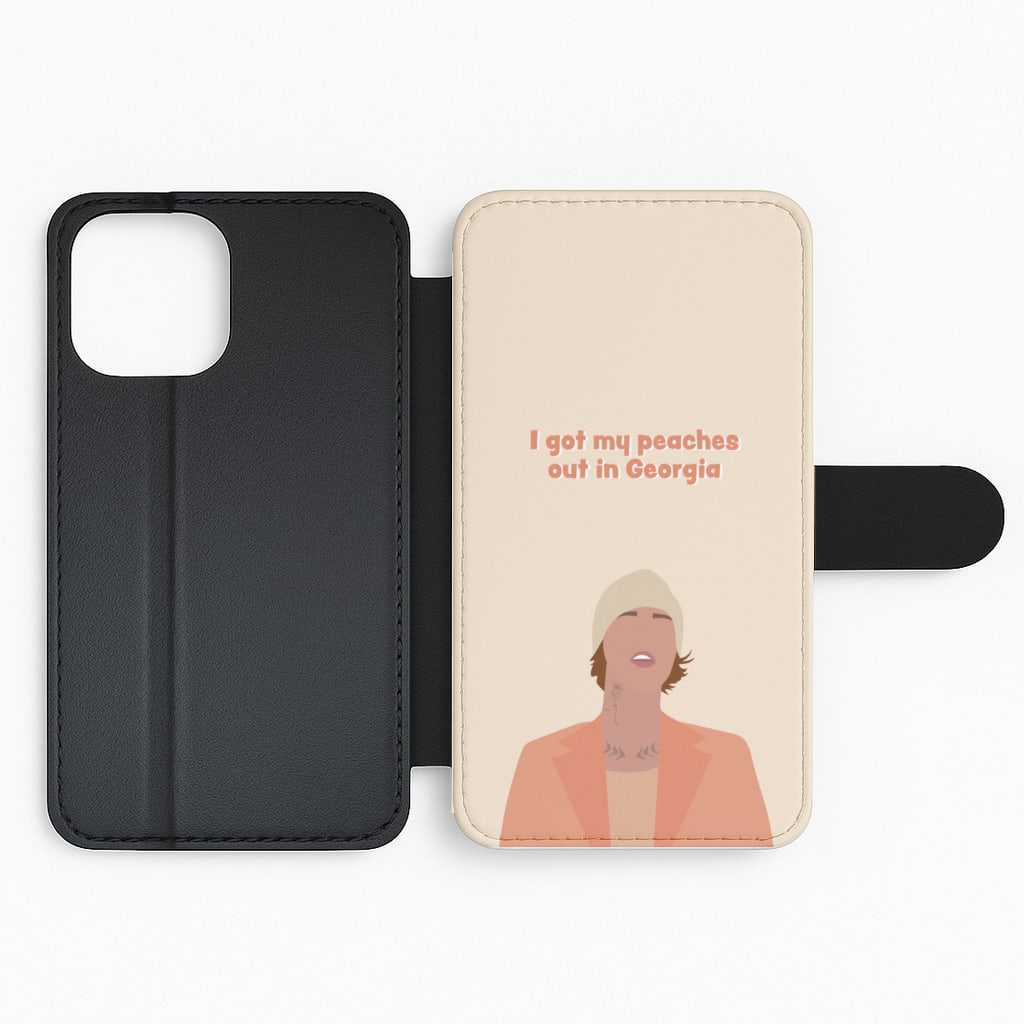 Peaches - Justin Bieber Flip Phone Case