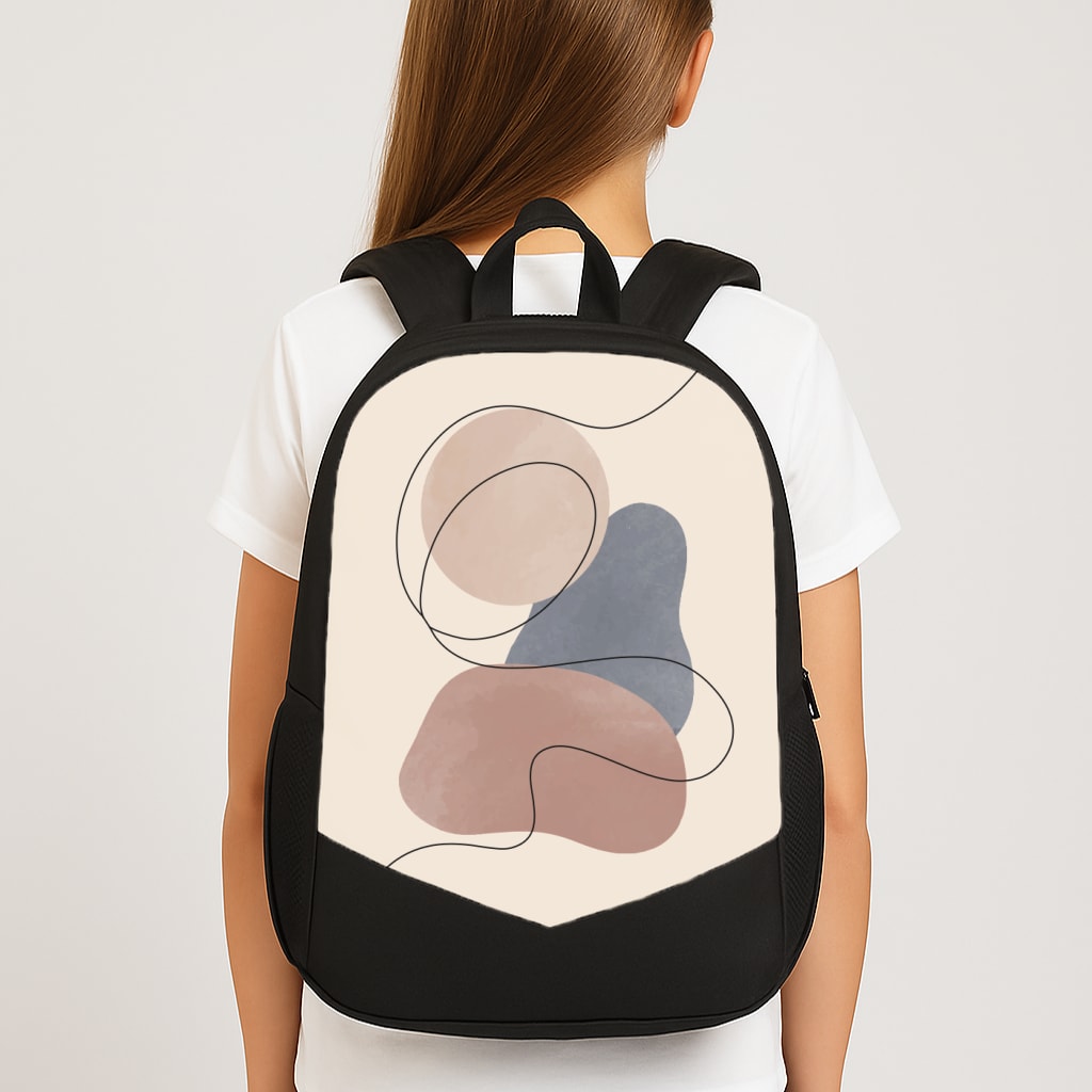 Abstract Pattern XIII Large School Bag