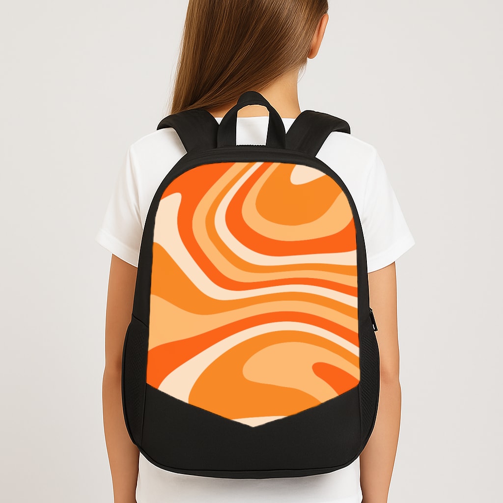 Colourful Abstract Pattern XI Large School Bag