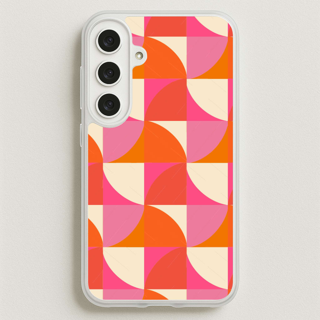 Wavy Abstract Phone Case for Galaxy S25FE