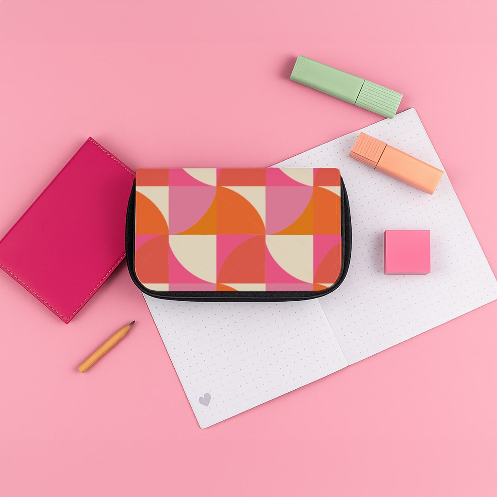 Wavy Abstract Pencil Case