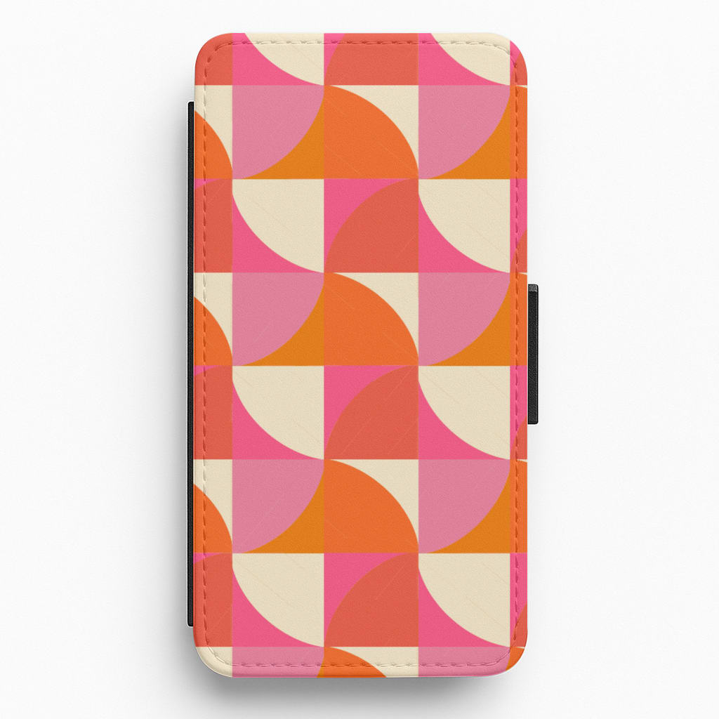Wavy Abstract  Flip / Wallet Phone Case