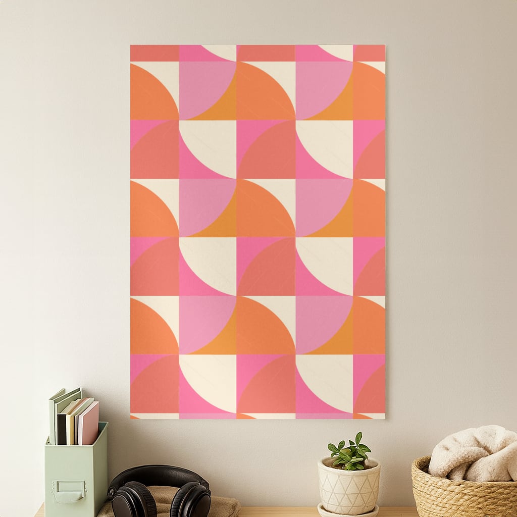 Wavy Abstract Poster