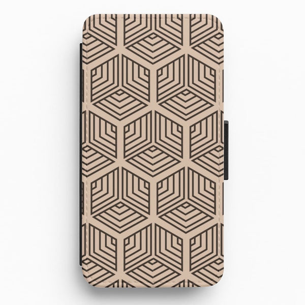Illusion Pattern Flip / Wallet Phone Case