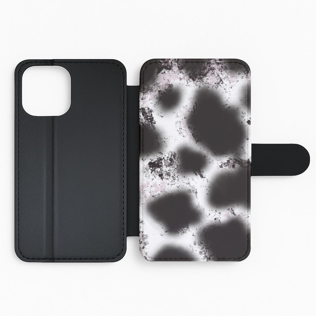 Faded Pattern Flip Phone Case