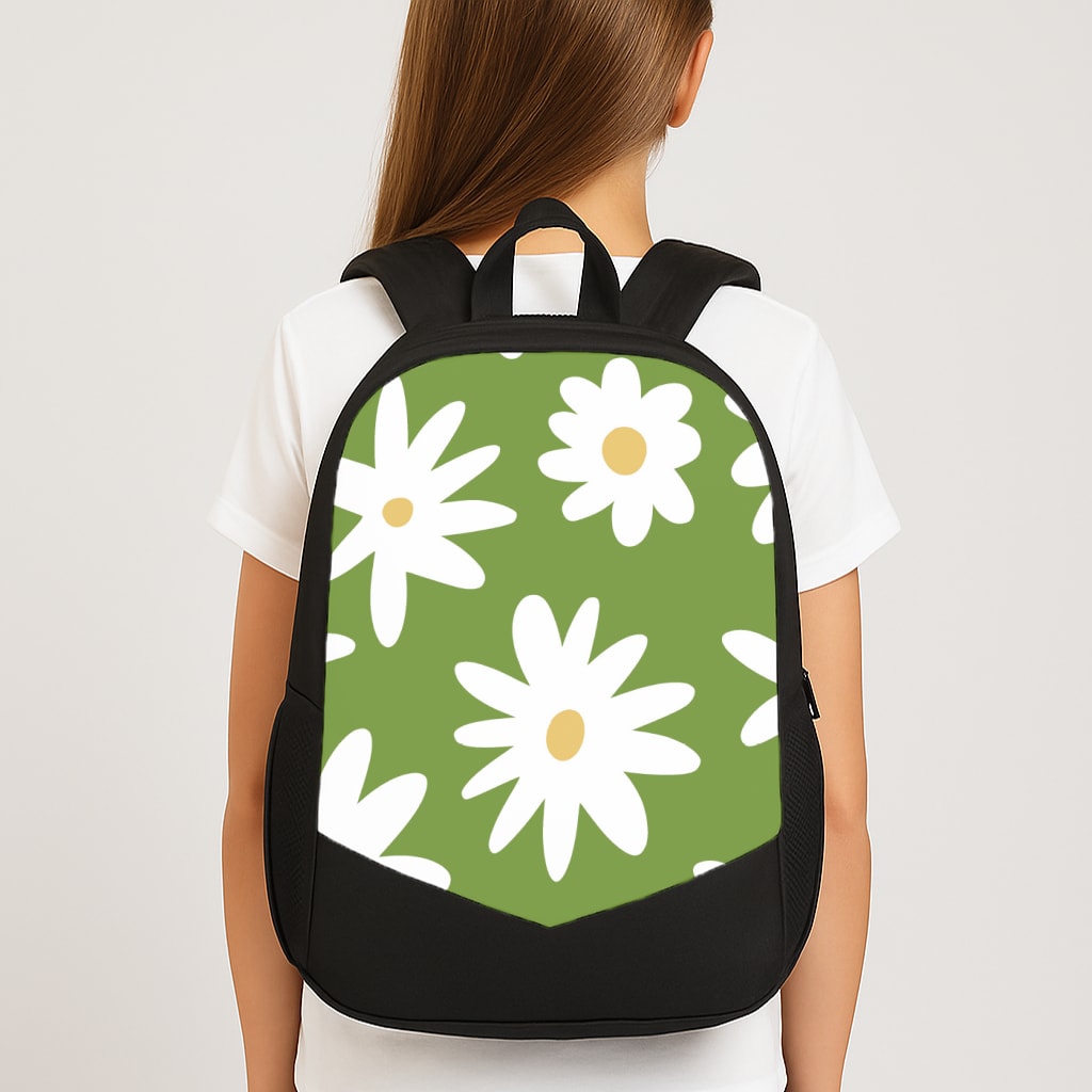 Funky Daisy Large School Bag
