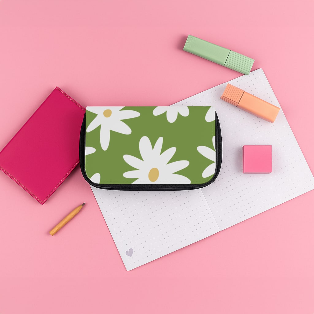 Funky Daisy Pencil Case
