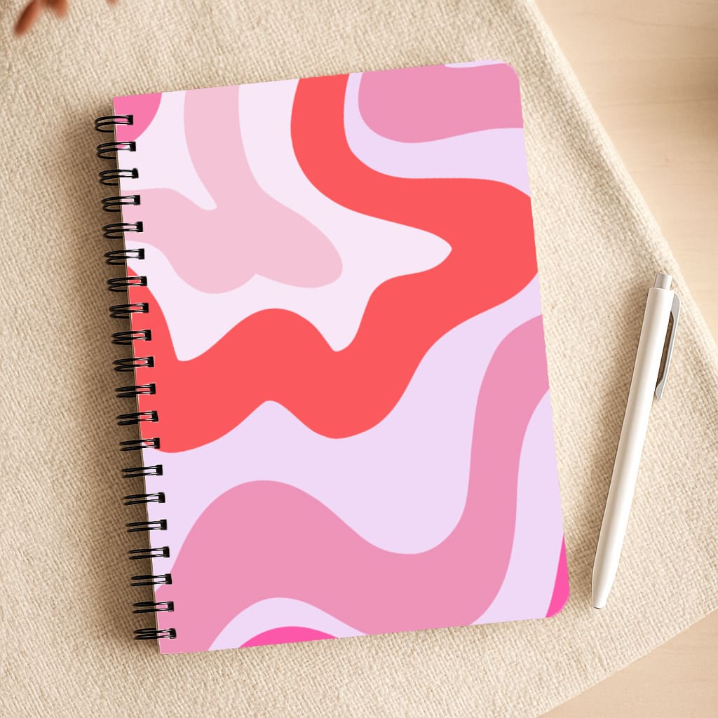 Purple & Pink Abstract Notepad