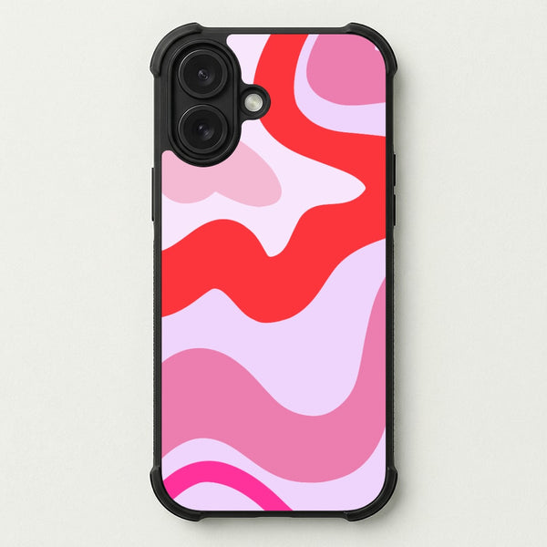 Purple & Pink Abstract Phone Case — Bumper case