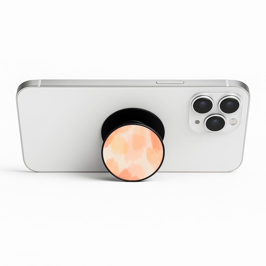 Orange Strokes Phone Stand