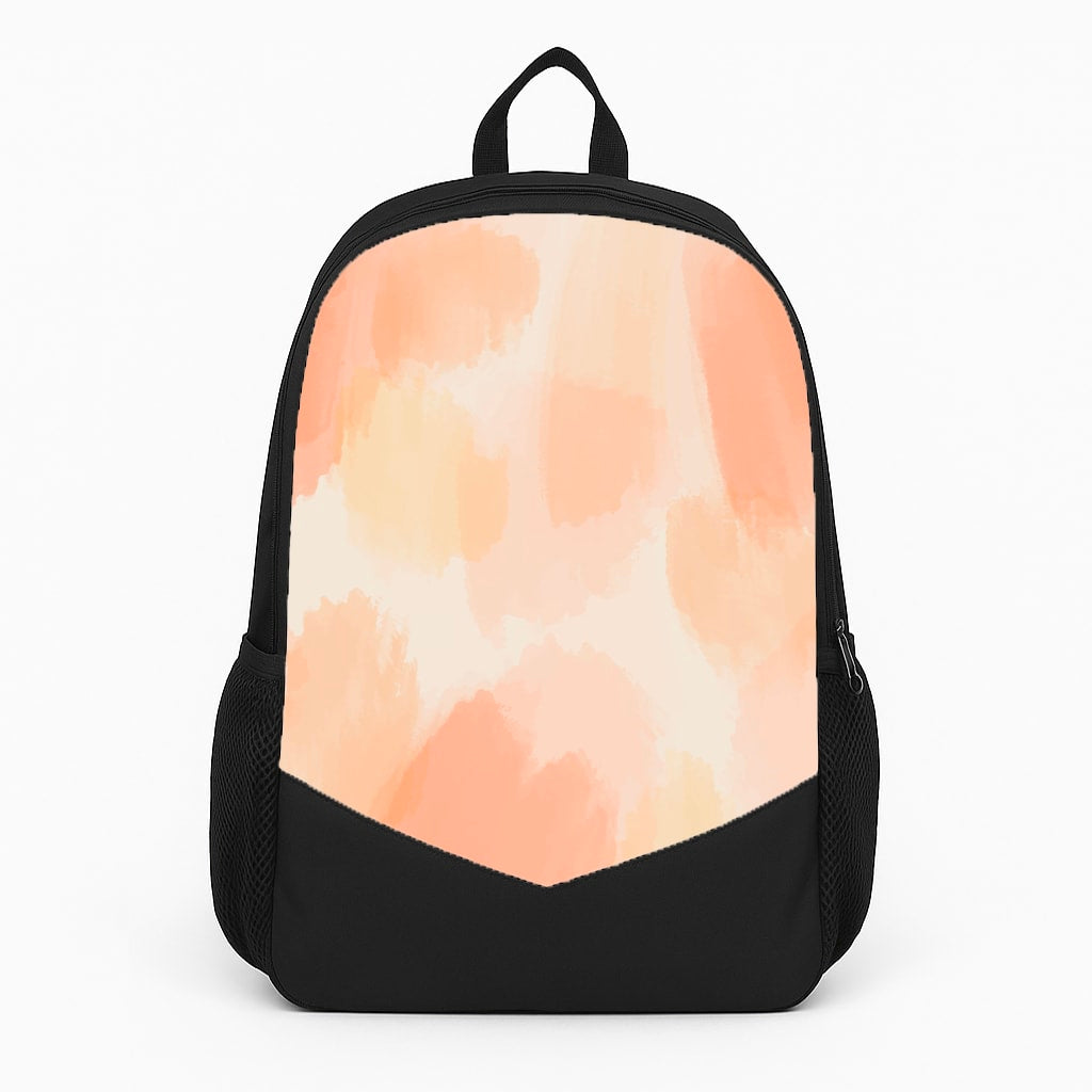 Orange Strokes Large Backpack