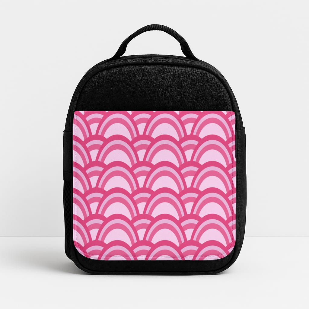 Purple Pink Abstract Pattern Insulated Lunchbox