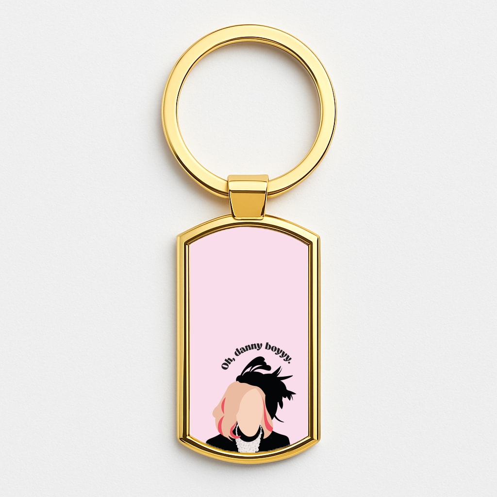 Oh, Danny Boyyyy Gold Keyring