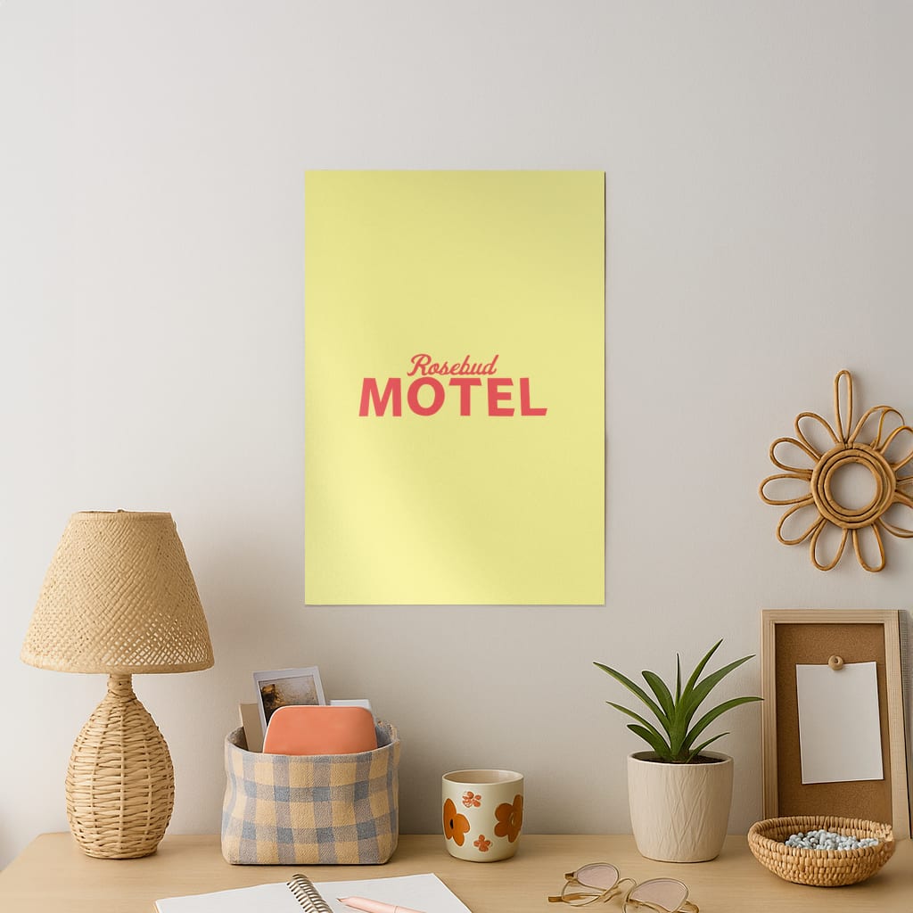 Rosebud Motel Art Print