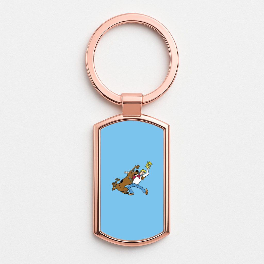 Scooby Snacks - Scoob Rose Gold Keyring