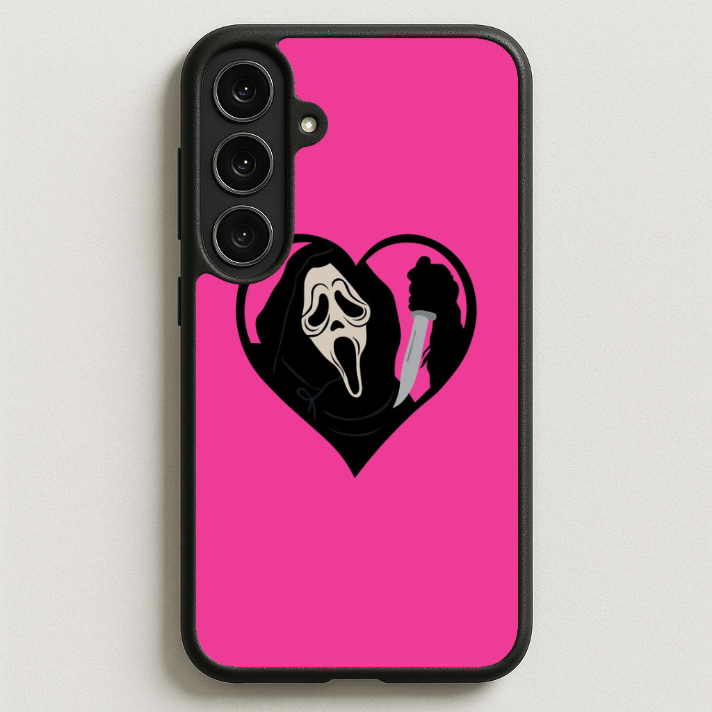 Heart face - Halloween Phone Case for Galaxy S25FE