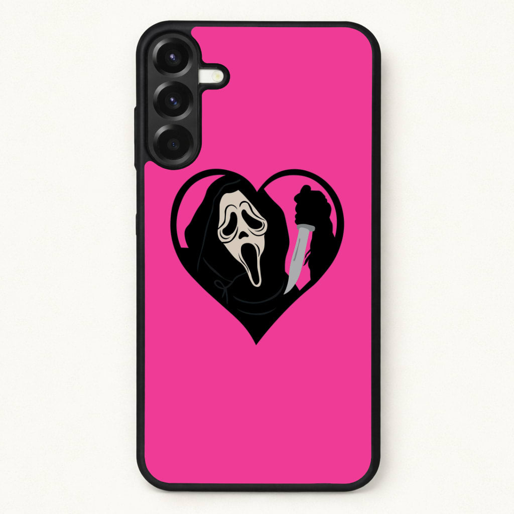 Heart face - Halloween Phone Case for Galaxy A57