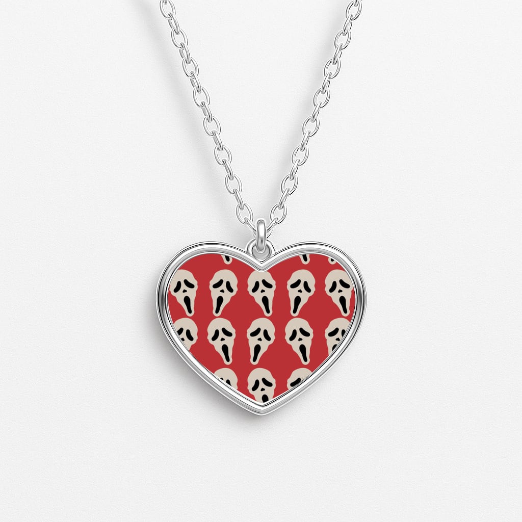 Collage - Halloween Heart Necklace