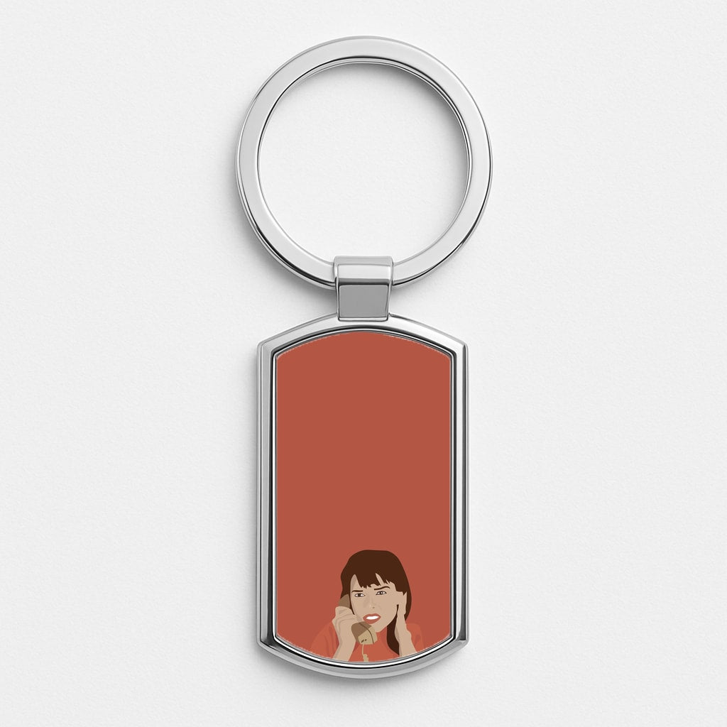 Sidney Prescott - Halloween Silver Keyring