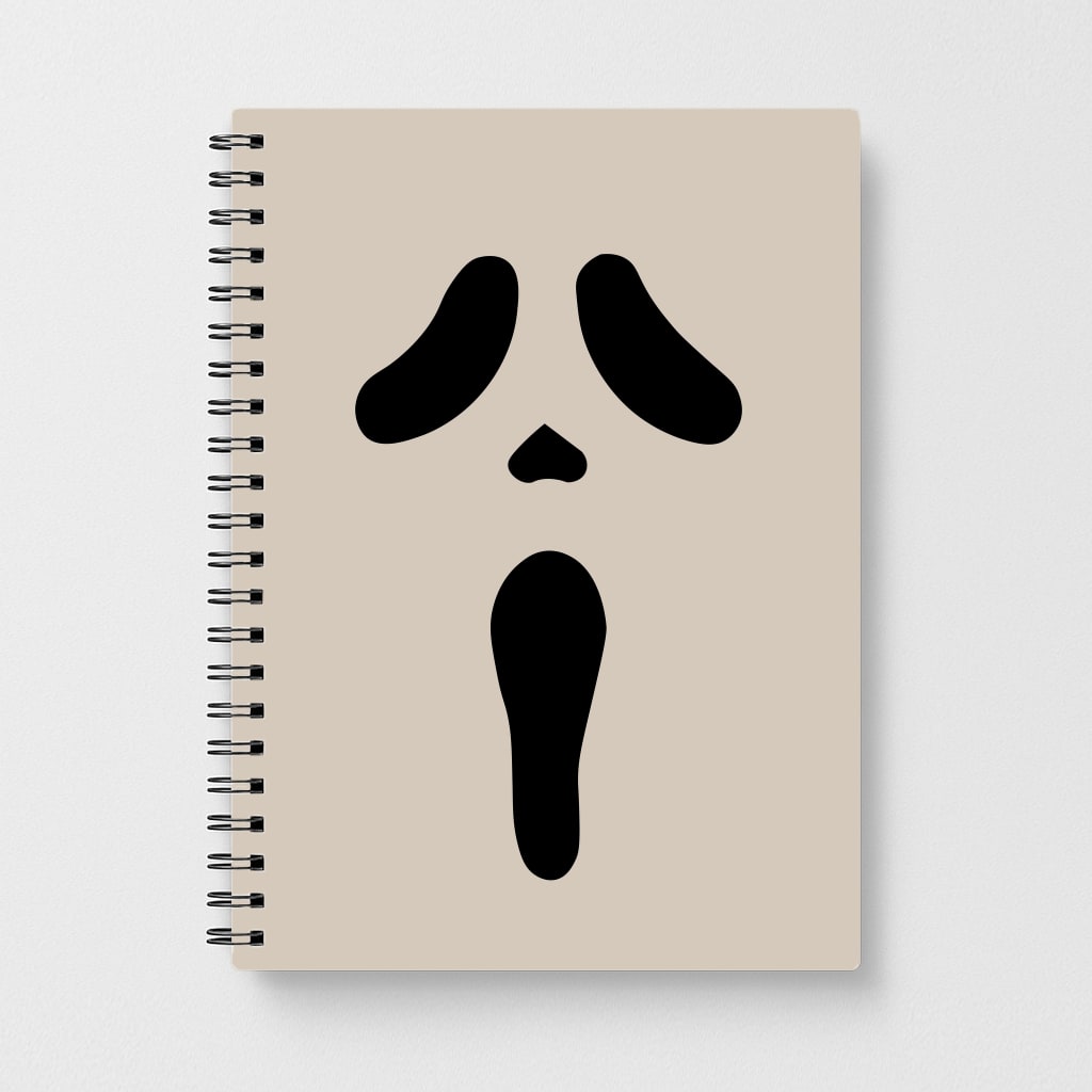 Scream Face Notebook