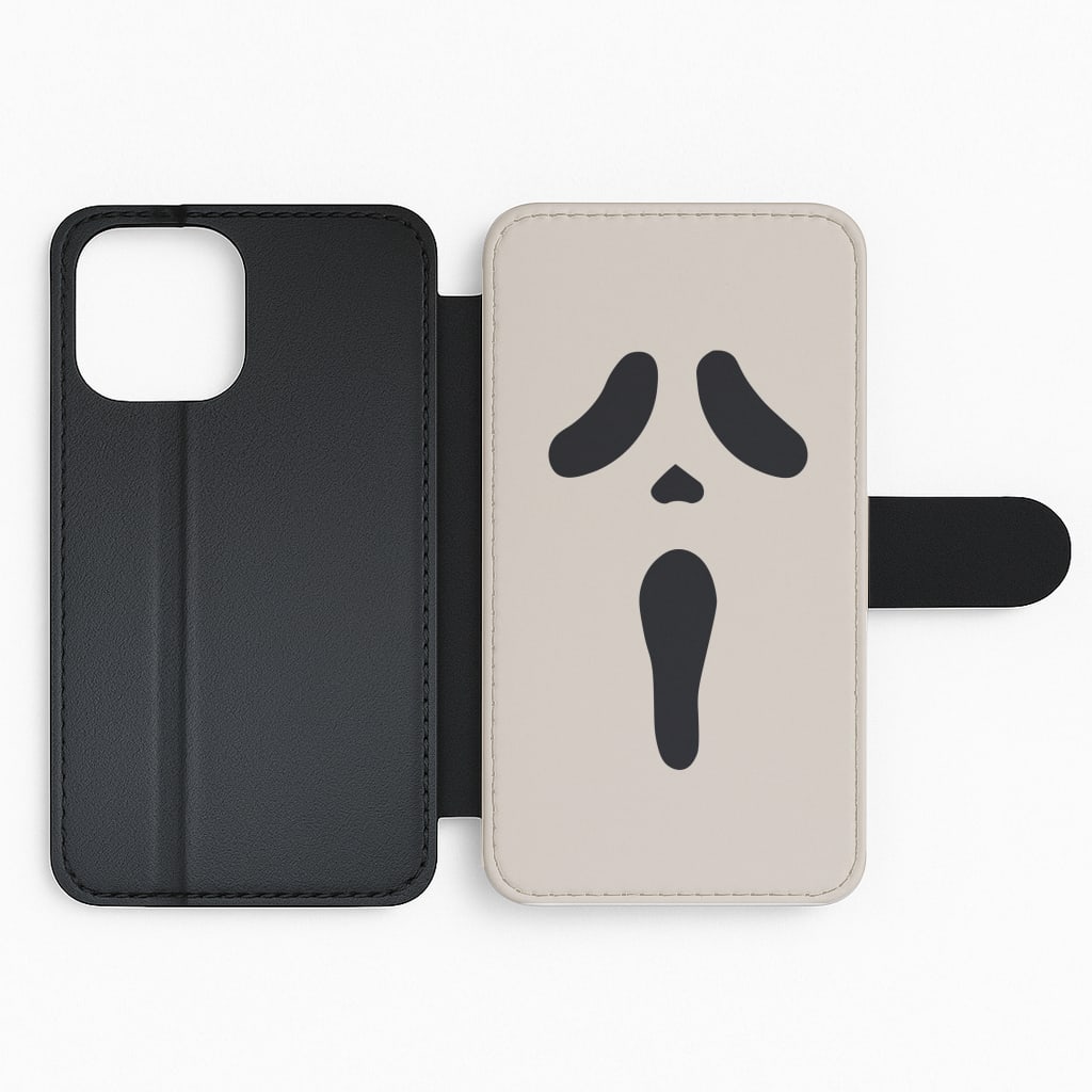 Scream Face Flip Phone Case
